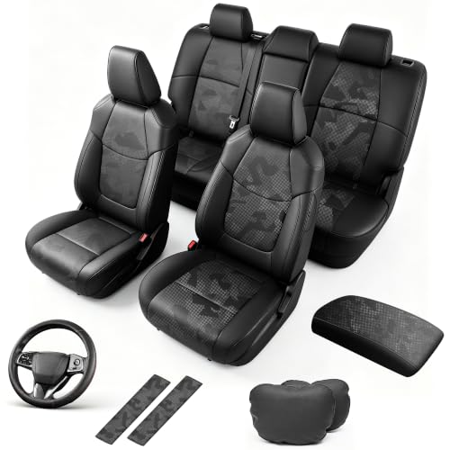 Image of AOMSAZTO Camo Seat Covers for Toyota Corolla Cross 2022-2026 Full Set
