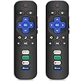 Gotellx 2 Pack Replacement Remote Controls for Roku TV, Compatible with TCL/Hisense/Sharp/Philips/Onn/Element Roku TV (Not for Roku Stick,Box or Speaker)