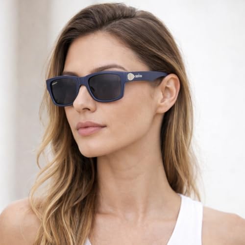 Image of Dervin UV Protection Polarized Rectangular Sunglasses for Men and Women