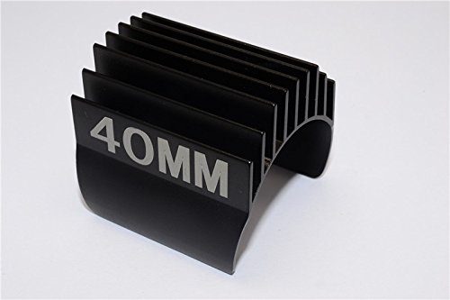 GPM Alu-Motor Kühlkörper 18mm Für 1/10 RC-Autos – Schwarz, Für 540/360 Motoren