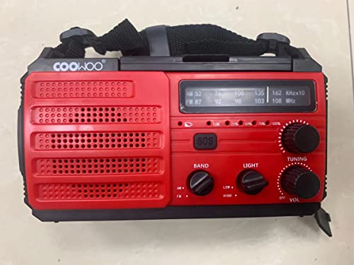 Tragbare Solar Radio, Notfall Radio mit Kurbel Cover