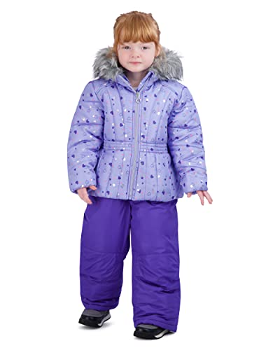 Image of Rothschild Girls' Ski Jacket and Snowbib Snowsuit Set