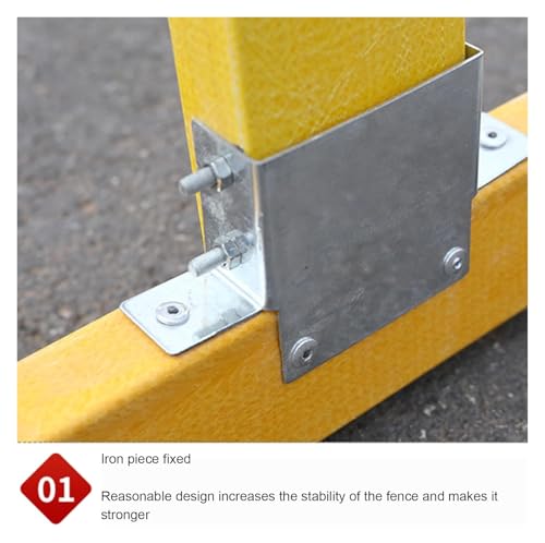Barrera de tráfico plegable retráctil con ruedas, puerta de seguridad móvil expandible, sistema de barrera portátil industrial, control de acceso flexible a la entrada, fácil configuración y
