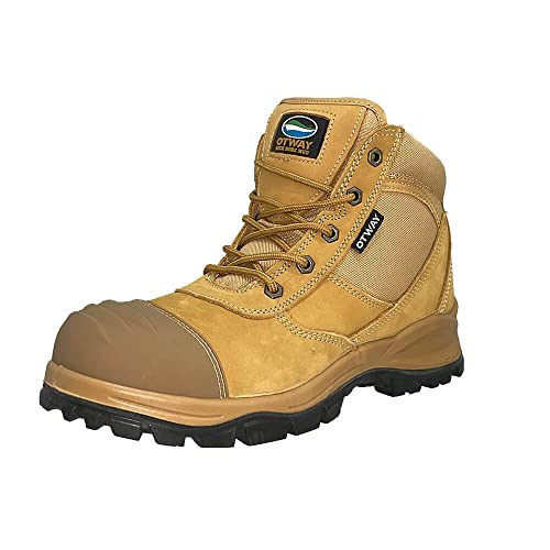 Otway Mens Eureka Steel Toe Work Boots Size US4