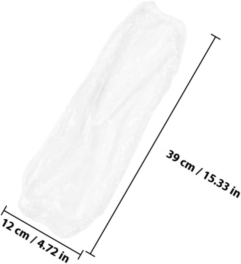 DOITOOL 200pcs Disposable Pe Arm Sleeves for Kitchen and Household Use, Waterproof and Oil-proof Protective Sleeve Covers, Portable and Easy to Store