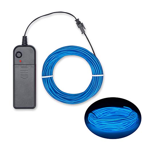 ZITRADES EL Wire Portable with Battery Pack-15ft-Blue