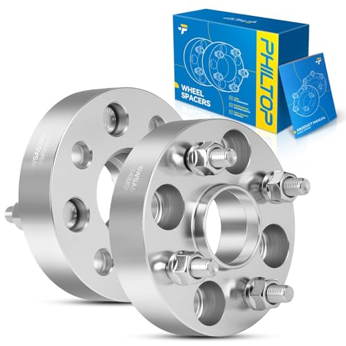 Image of PHILTOP 4x100mm Hub-Centric Wheel Spacers 1.25 inch for Hyundai Accent