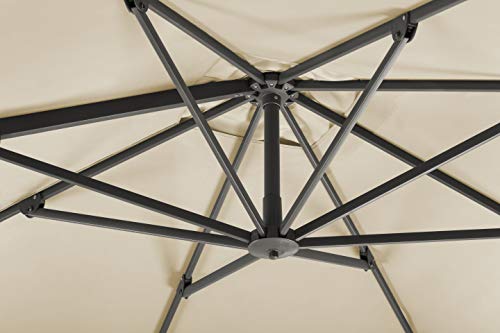 Schneider Sonnenschirm Rhodos Twist mit Drehfunktion