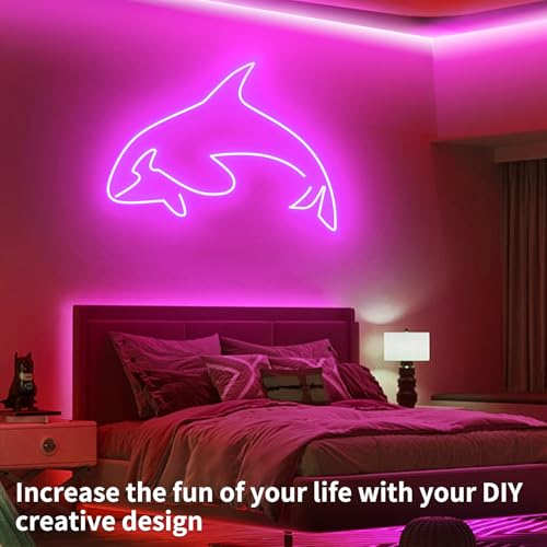 Image of segrass 16.4FT Led Neon Rope Lights Control with App /Remote,Flexible Led Rope Lights,Multiple Modes,IP65 Outdoor RGB Neon Lights Waterproof,Music Sync Gaming Led Neon Strip Lights for Bedroom Decor