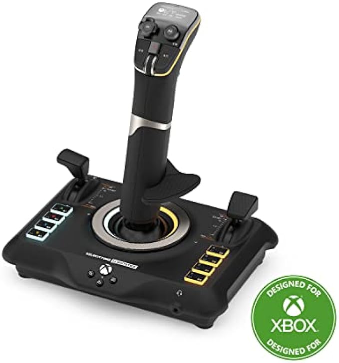 Turtle Beach VelocityOne Flightstick Universal Simulation Controller Joystick for Air & Space Combat Simulation – Xbox Series X, Xbox Series S, Xbox One, Windows 10, and Windows 11 PCs