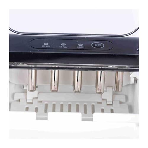 Fabricadora de hielo de encimera 25 lbs/24H plástico negro miniatura 7