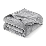 AiTodos® Kuscheldecke Flauschig Decke Sofa – 130 x 150 cm, Flanelldecke, Mehrzweckdecke für Sofa, Bett und Büro, Weich, Warm und Maschinenwaschbar (Grau)