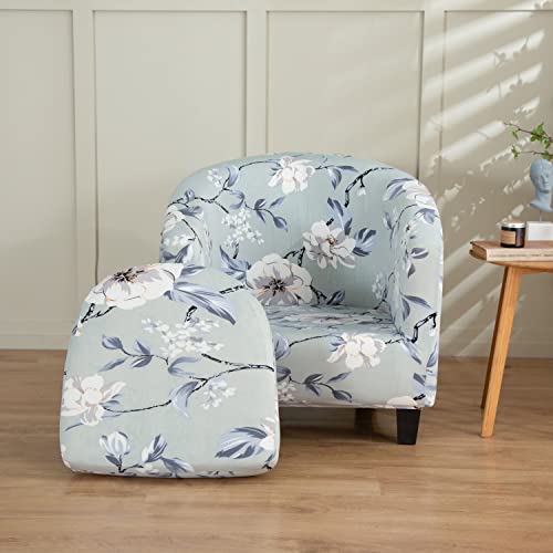 Morbuy Tub Chair Covers 2 Piece, 2 IN 1 High Stretch Club Chair C...