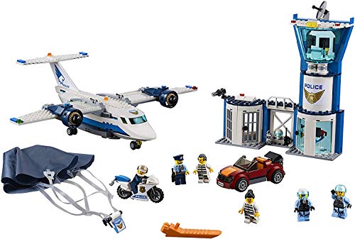 City Sky Police Air Base 60210 Bauset, Neu 2019 (529 Teile) - Lego - Immagine 2