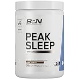 BARE PERFORMANCE NUTRITION, BPN Peak Sleep Night-Time Sleep Support Supplement, Hot Drink Mix Powder, 30 Servings, Chocolate