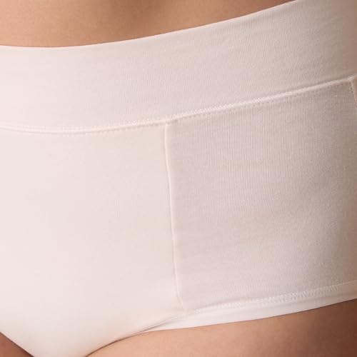 PLAYTEX Women's Underwear with Tummy Control, 3-Pack, Cotton Stretch, Plus Size Panties Available, Smoothing, Wicking4