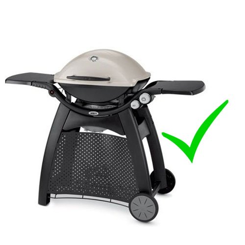 Brûleur Acier Inoxydable 56 Cm Pour Barbecue Weber Q300 Q320 - Pièce De Rechange