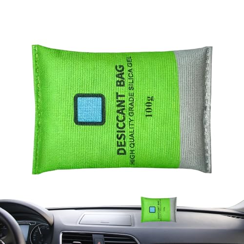 deshumidificadora para coche, desecante de perlas de silicona, paquetes absorbentes de humedad a prueba de fugas, función de secado de reactivación rápida, suministros para el hogar, sótano, gar