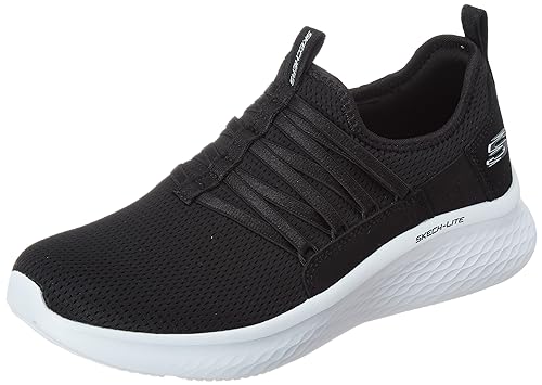 Skechers Womens Black Sneakers - 7 UK (10 US) (B0BQHRZR44) Amazon Price History, Amazon Price Tracker