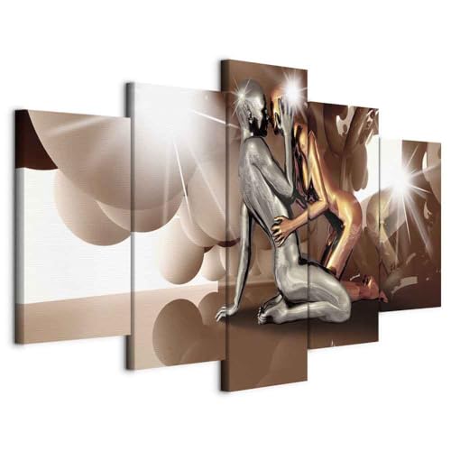 Qualità: tela tesa su un telaio in legno (pannello MDF) spesso 12 mm; struttura solida per una lunga durata; la superficie opaca e naturale conferisce al quadro un’eleganza senza tempo; la nostra decorazione da parete ti delizierà per molti anni