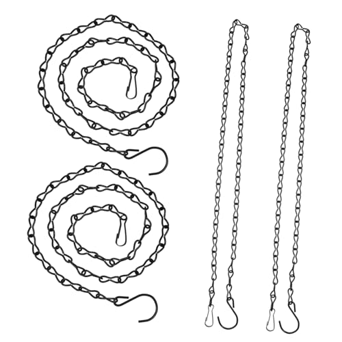 CIMAXIC Chaînes De Suspension Robustes Avec 90 Cm Pour Mangeoires À Oiseaux D'extérieur Carillons Éoliens Et Décorations