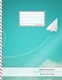 Reistetagebuch: DIN A4, „Papier-Flieger“, 70+ Seiten, Soft Cover, Register, Reisecheckliste • Original #GoodMemos Travel Journal • Reisenotizbuch zum Selberschreiben