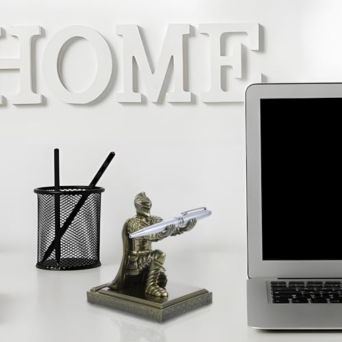 Porte-stylo chevalier médiéval, l'idée cadeau idéale pour un bureau