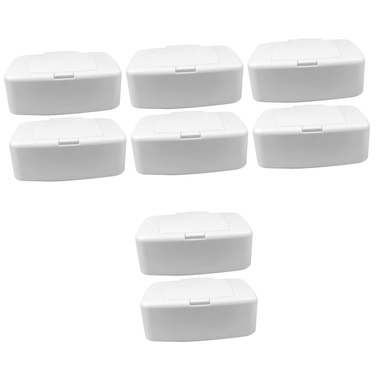 Alipis 8pièces Distributeur De Lingettes Humides Boîte De Rangement pour Maison Support Pratique pour Lingettes Et Accessoires pour Salon Chambre Salle De Bain