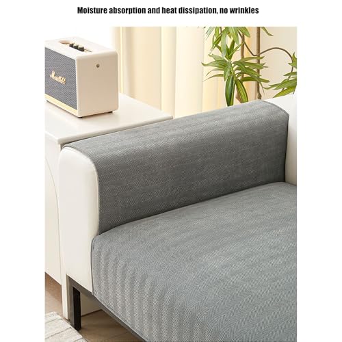 AHSBND Sofa Cover Chenille Slipcovers Protector: Furniture Couch Universal Non-Slip L Shape Corner Cushion Herringbone Dog Scratch Guard Cat for Living Room (90 * 210cm) - Image 4