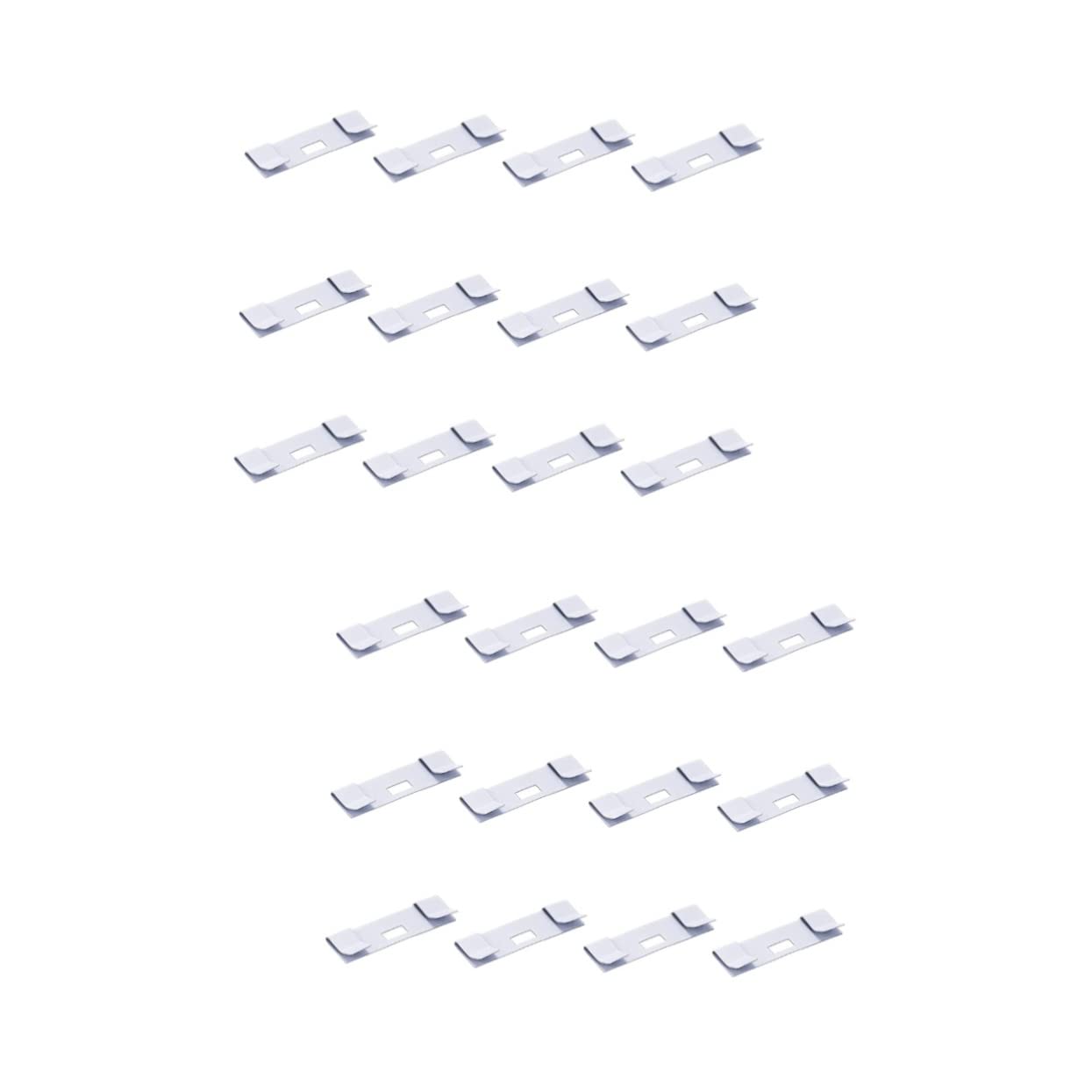 Garneck 24pcs Vertical Blind Repair Clips Essential Vane Savers for Vertical Blinds Easy to Install Replacement Parts for Window Shades Home Accessory for Quick Repairs