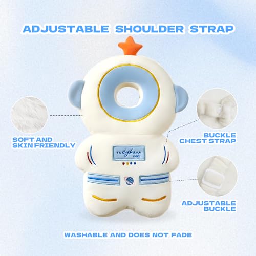 Image of Baby Toddler Head Protector, Baby Head Protection Backpack, Adjustable, Lightweight and Breathable, Astronaut