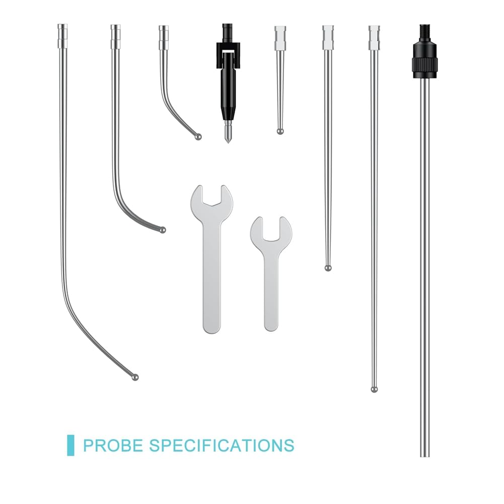 Set di indicatori di centraggio coassiali 0-0,4 cm/0,000 pollici