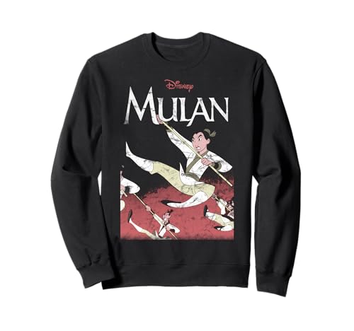 Sweat Mulan Disney motif portrait imprimé pour fan de pop culture