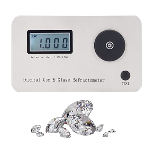 Réfractomètre numérique gemmes avec écran LCD et batterie 700 mAh pour identification de bijoux - 2