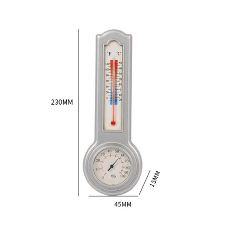 Dial Pointer Hygrometer Wall Mounted Indoor Thermometer Temperature Gauge