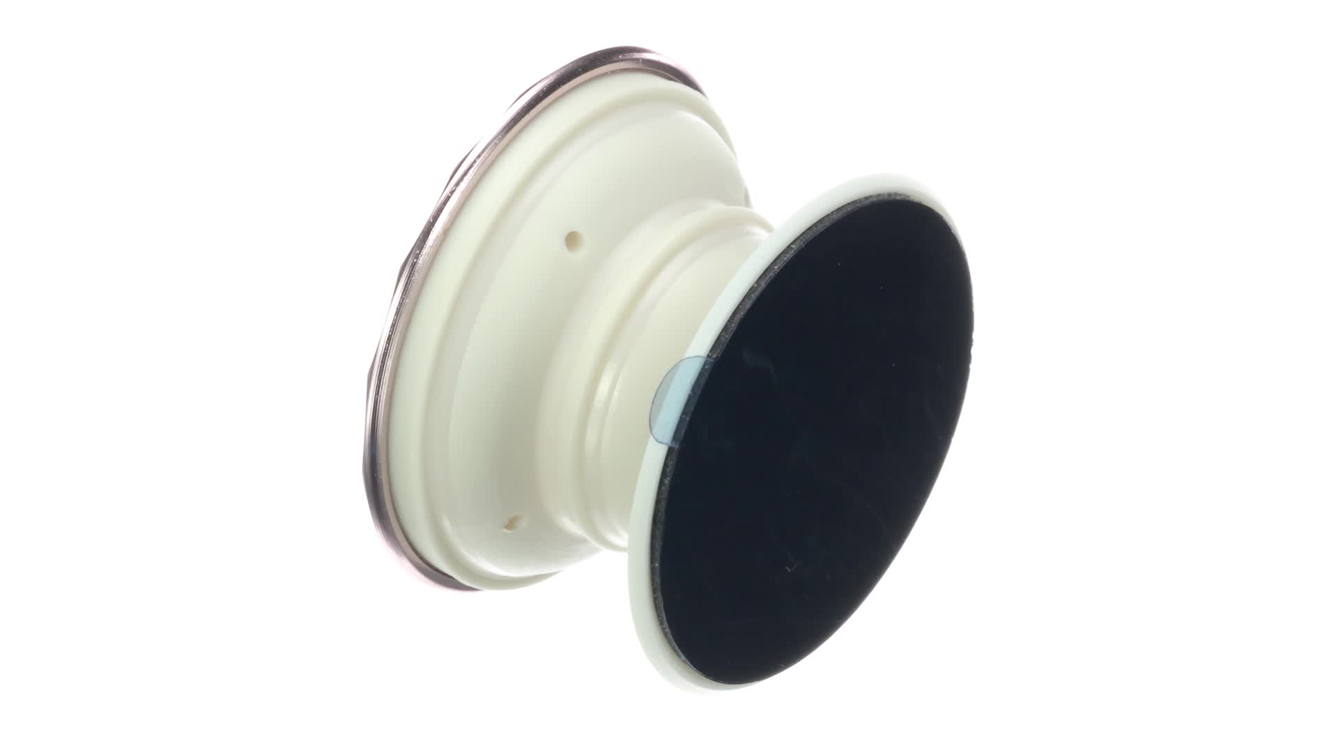 PopSockets PopGrip Twist Rose Gold Aluminum - Support Et Grip Téléphone Interchangeable