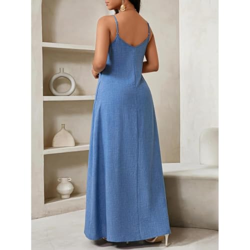 Robe longue bohème fluide pour soirées d'été et vacances - 6