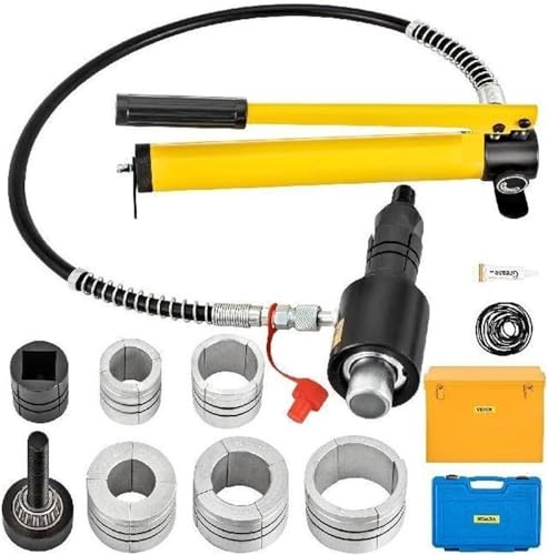 TZTTGS Hydraulic Exhaust Pipe Expander Kit 1-5/8 to 4-1/4Inch Manual Automotive Muffler Pipe Stretcher Expanding Tool Set 10Ton