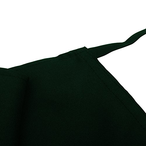 Trendbox Total 11 Pcs Plain Color Bib Apron Adult Women Unisex For Waist Size 23" To 35" Durable Comfortable With Front Pocket Washable For Cooking Baking Kitchen Restaurant Crafting #TOP3