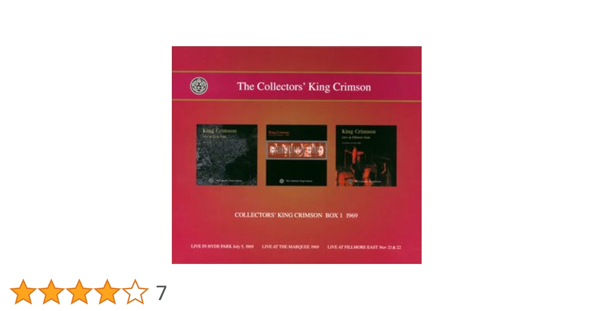 Amazon.co.jp: COLLECTORS' KING CRIMSON - キング・クリムゾン