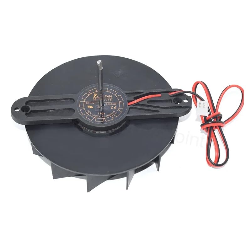 Nowy okrągły wentylator chłodzący DC M-3051B 9225 12 V 0,45 A 2 linie