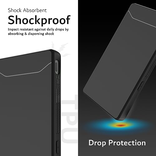 TUDIA Ultra Slim Fit Compatible with GlocalMe G4 Pro Case, [Arch S] Shockproof Slim Lightweight TPU Scratch Resistant Protection for Portable Pocket WiFi Travel Mobile Hotspot Router - Black