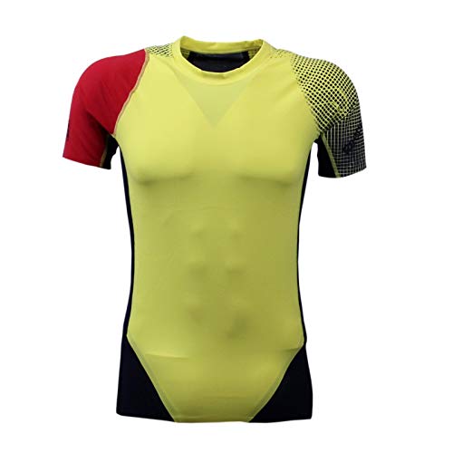 T-shirt de compression Reebok CrossFit Games 2014 jaune homme B84235 PlayDry