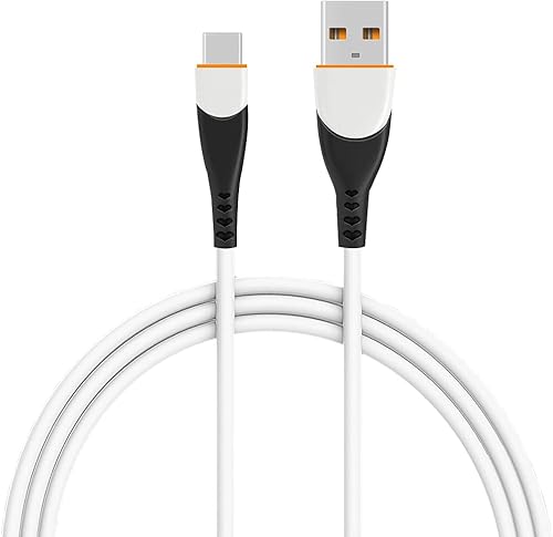 High Security Heavy Duty Premium Type C USB 31 Male to USB 20 Data Sync Charging Cable Compatible with Motorola Moto Z4 XT1980 Verizon