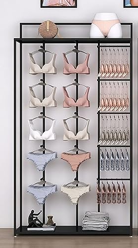 Présentoir de vêtements de lingerie élégant et haut de gamme pour aménagement de boutique