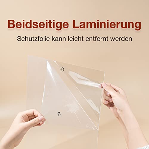Bilderrahmen Joyshare 30x40cm mit Passepartout aus MDF-Holz