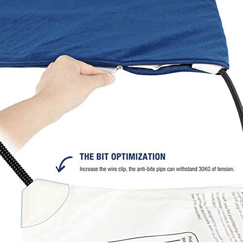 SagaSave Winter Dog Heated Pads, Pet Heating Pad,Cat Dog Electric Pet Heating Pad Indoor Waterproof,Auto Constant Temperature, Chew Resistant Steel Cord US PL