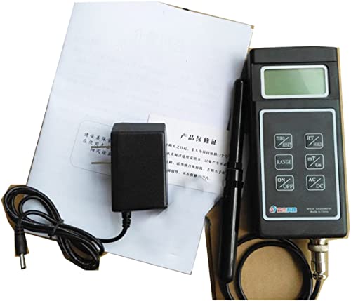 Medidor Gauss Teslameter AC DC con pantalla LED 41⁄2 miniatura 4