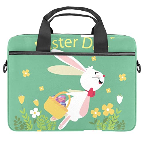 Bolso bandolera para laptop de 13 a 14.5 pulgadas con estampado de plantas y Pascua