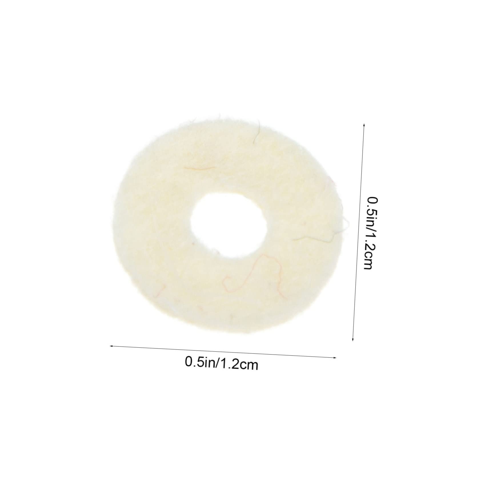 LIFKOME 90Pcs Piano Felt Washers for Keyboard Balance Rail Repair Durable Cushioning Tool for Piano Tuning and Maintenance Compatible with Models